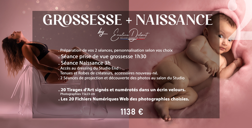 Pack Séances Grossesse + Naissance 2